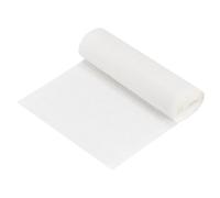 TOP-VIGOR Rouleau de papier crépon arc-en-ciel à suspendre pour fleurs, emballage cadeau, décorations d'anniversaire, décorations de fête, 15 cm x 2,5 m, blanc