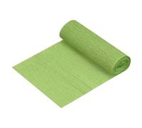 TOP-VIGOR Rouleau de papier crépon arc-en-ciel à suspendre pour fleurs, emballage cadeau, décorations d'anniversaire, décorations de fête, 15 cm x 2,5 m, vert foncé