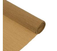 TOP-VIGOR Rouleau de papier crépon café, 25 cm x 2,5 m, décorations de fête, emballage cadeau, toile de fond, serpentins, décoration de chambre, projets d'art et de bricolage, anniversaire, mariage