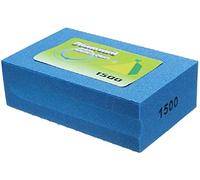 TOP-VIGOR Tampon à main diamant grain 1500, blocs de ponçage à main en mousse, tampons de polissage à main, bleu 1 pièce