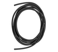 TOP-VIGOR Tube en caoutchouc latex naturel, 2 mm DI x 5 mm OD, tuyau très élastique et solide pour la maison, le sport, la catapulte, le laboratoire chirurgical, la chasse à la fusée, noir