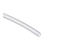 TOP-VIGOR Tube en silicone 1mm DI x 3mm DE 2m / 6,56ft de longueur, tuyauterie flexible en caoutchouc de silicone pour eau et air, tuyau pour transfert par pompe, transparent