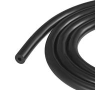 TOP-VIGOR Tube en silicone flexible pour transfert de pompe - 4 mm x 10 mm x 1,5 m - Noir