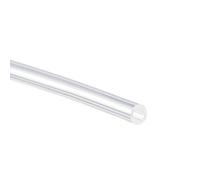 TOP-VIGOR Tube en silicone souple de 4 mm x 7 mm de diamètre extérieur de 2 m de long, tuyau d'eau et d'air en caoutchouc de silicone pour transfert de pompe, transparent