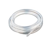 TOP-VIGOR Tube en silicone transparent 6 mm x 7 mm x 5 m de long, tuyau d'air en caoutchouc de silicone de qualité alimentaire pour transfert de pompe transparent