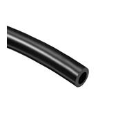 TOP-VIGOR Tuyau en silicone 12 mm D.I. x 18 mm D.E. 1 m / 3,28 pi de long, tuyau flexible en caoutchouc de silicone pour transfert de pompe Noir