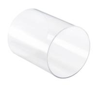 TOP-VIGOR Tuyau rond en acrylique rigide transparent pour aquarium, système de refroidissement à eau, tube d'éclairage 76 mm x 80 mm x 100 mm
