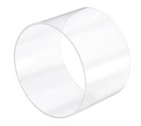 TOP-VIGOR Tuyau rond en acrylique rigide transparent pour aquarium, système de refroidissement à eau, tube d'éclairage - 154 mm x 160 mm x 100 mm