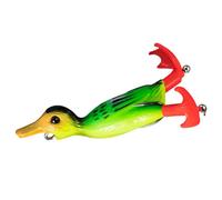 Top Water Duck Lours De Pêche - Tackle De Pêche Pour Basse | Poisson D'attractions, Appâts De Pêche À L'action À Éclaboussures, Leurre De Pêche À La Basse Coulante Réaliste Avec Des Pieds Éclaboussant