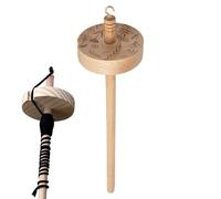 Top Whorl Drop Spindle - Outil De Torsion De Textile Laine, Fileur De Fibres Mélangées À La Main, Dispositif De Dessin De Fil, Instrument De Filage Artisanal, Appareil De Torsion De Fibres