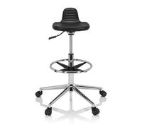 TOP WORK 03 I - Tabouret pivotant Noir