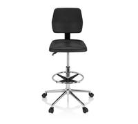 TOP WORK 11 I - Chaise de comptoir Noir