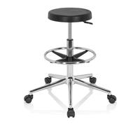 TOP WORK 14 I - Tabouret pivotant Noir