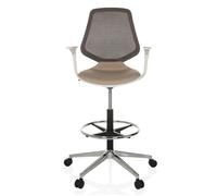 TOP WORK STYLE - Chaise de comptoir Beige