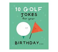 Top X Carte d'anniversaire 10 blagues de golf pour vous, 15,2 x 17,8 cm