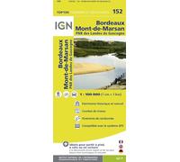 TOP100152 BORDEAUX/MONT-DE-MARSAN 1/100.000