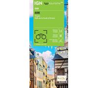 Carte touristique TOP 100 D10 - Aube : Troyes, Pnr de La Forêt D'Orient | IGN