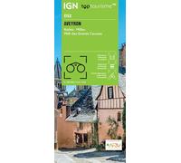 IGN - Carte TOP 100 D12 : Aveyron - Rodez, Millau, PNR des Grands Causses - 1:100000