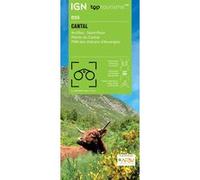Collectif – IGN Institut Géographique National – TOP100D15 - CANTAL – Échelle 1 : 100 000 – Carte