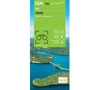 Carte touristique TOP 100 D23 - Creuse : Guéret, Aubusson | IGN
