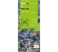 Collectif (IGN) - TOP100D28 - Eure-et-Loir - Échelle 1:100 000 - Carte