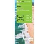 Carte touristique TOP 100 D40 - Landes : Mont De Marsan, Dax, Mimizan, Pnr des Landes de Gascogne | IGN