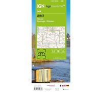 Carte touristique TOP100 D45 - Loiret : Orléans, Montargis, Pithiviers | IGN
