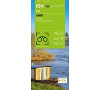 Carte touristique TOP100 D45 - Loiret : Orléans, Montargis, Pithiviers | IGN