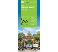 Top100d54 - meurthe et moselle - Échelle 1 : 100 000 - Collectif - Ign Institut Geographique National - Atlas / carte