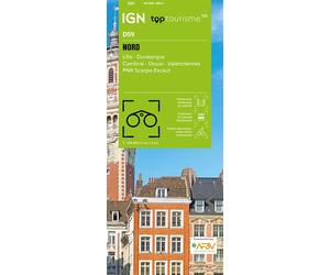 Top100d59 - nord - Échelle 1 : 100 000 - Collectif - Ign Institut Geographique National - Atlas / carte