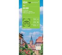 Collectif – TOP100D67 – Bas-Rhin – Échelle 1:100 000 – Carte – IGN