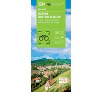 Top100d68 - haut rhin - territoire de belfort - Échelle 1 : 100 000 - Collectif - Ign Institut Geographique National - Atlas / carte