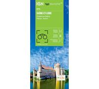 Collectif IGN – TOP100D71 Saône-et-Loire – Échelle 1:100 000 – Carte