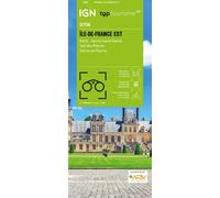 Top100d75e - ile de france est - Échelle 1 : 100 000 - Collectif - Ign Institut Geographique National - Atlas / carte