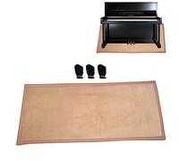 TOP1US Tapis insonorisé pour Piano Droit avec 3 Couvre-pédales de Piano, Coussin d'isolation Acoustique pour Piano, Coussinets acoustiques/Tapis d'amortissement du Son(160 * 70 cm, D)