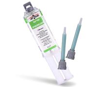 Top2Glue Colle 2K | Résine époxy | 5 min Résine | Véritable colle époxy | Colle 2 composants | Plastique Métal Verre Pierre Bois | Colle Express | Seringue de 25 g 1:1 + 2 pointes