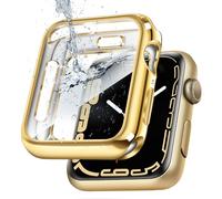 Top4cus Coque de Protection d'écran en TPU Souple pour Apple Watch Série 4 Série 3 Série 2 42 mm doré
