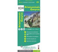 Top75005 brianconnais queyras - inclus 5 zoom au 1/25000 - Collectif - Ign Institut Geographique National - Atlas / carte