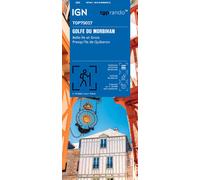 Top75017 golfe du morbihan ile de groix belle ile presqu'ile de quibe - Echelle 1:75 000 - Collectif - Ign Institut Geographique National - Atlas / carte