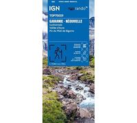 IGN - Carte TOP75019 Gavarnie - Néouvielle Luchonnais Pic du Midi de Bigorre - Échelle 1:75 000
