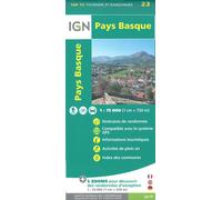 Top75023 pays basque - inclus 5 zoom au 1/25000 - Collectif - Ign Institut Geographique National - Atlas / carte