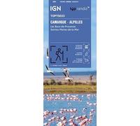 IGN – Carte TOP 75 n°33 – Camargue & Alpilles – Échelle 1:75 000