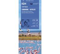 Top75033 camargue - alpilles les baux de provence-saintes marie - Echelle 1:75 000 - Collectif - Ign Institut Geographique National - Atlas / carte