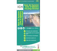 Top75036 baie de somme cote d'albat d'albatre fecamp etretat - 1:75 000 - Collectif - Ign Institut Geographique National - Atlas / carte