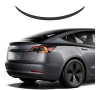 TOPABYTE Becquet pour Tesla Model Y 2020-2024 Ailettes Performance Spoiler Original Aileron Arrière Lèvre D'aile Queue Aile Accessoires (Noir Brillant)