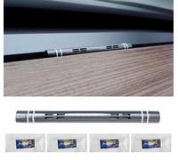 TOPABYTE Désodorisants avec 4 Bâtons Parfumés pour Tesla Model 3 2017 et Model Y 2020-2024 Diffuseur de Sortie de Voiture (Gris Argenté + Ice Valley Cedar)
