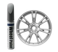 TOPABYTE Peinture de Retouche de Jante pour Tesla Model Y 19" Apollo Roue Model 3 19" 20" Stiletto D'éraflures Réparation de Rayures sur la Jante Stylo de Peinture pour Éraflures (Sonic Silver)