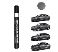TOPABYTE Stylo de Retouche de Peinture pour Tesla Model Y X S 3 Highland Kit de Réparation de Peinture de Carrosserie Effaçant les Rayures pour les Propriétaires (Midnight Silver Metallic)-PMNG