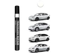 TOPABYTE Stylo de Retouche de Peinture pour Tesla Model Y X S 3 Highland Kit de Réparation de Peinture de Carrosserie Effaçant les Rayures pour les Propriétaires (Pearl White Multi-coat)-PPSW
