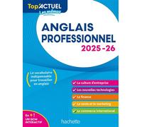 Top'Actuel Anglais professionnel 2025-2026 - Ingela Armand - Hachette Education - broché - Méthode de langue